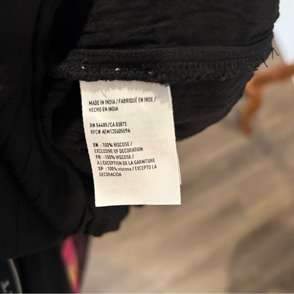 American Eagle Black Embroidered Dress | Size S - Picture 9 of 10